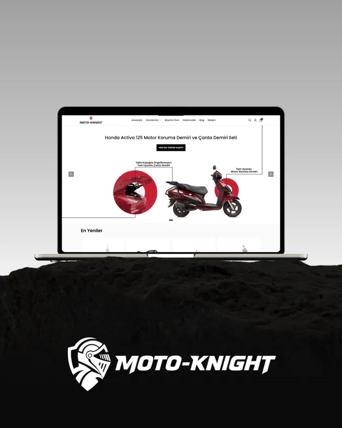 Moto-Knight — Web · Social · Motion