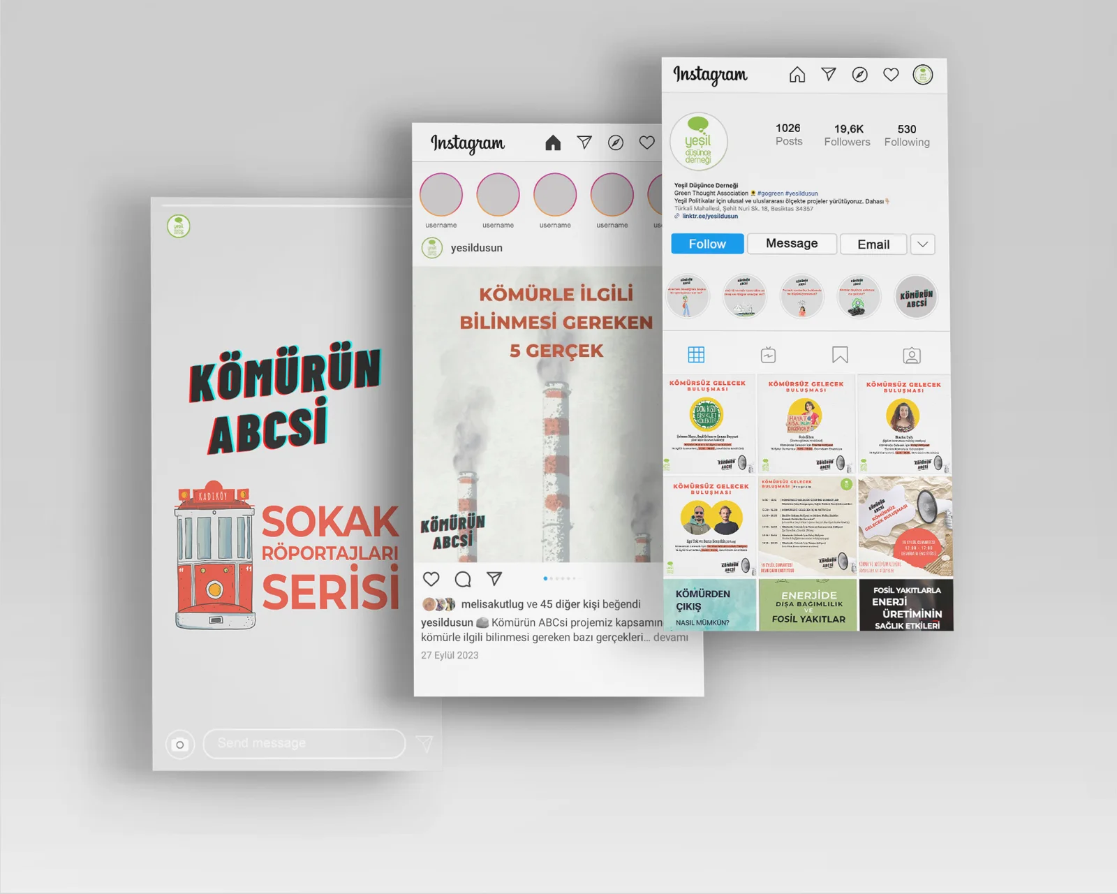 Kömürün ABC’si — Instagram communication
